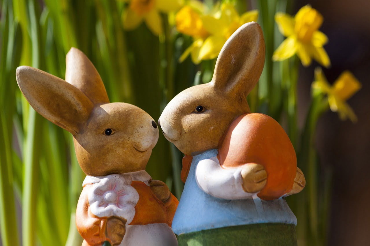 easter bunny rabbit figurines 95096
